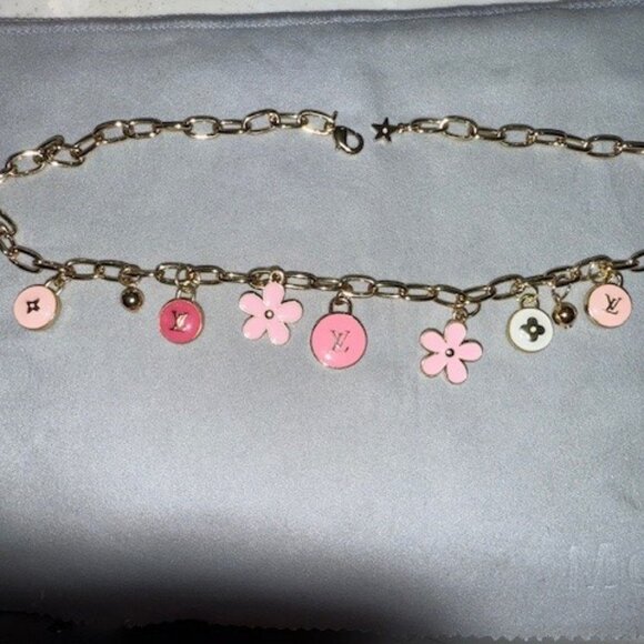 Upcycled Jewelry - Upcycled Louis Vuitton Necklace 18"